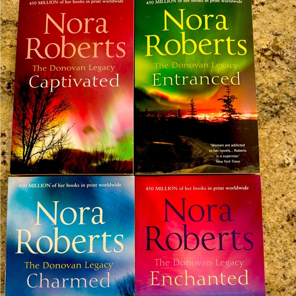 NWOT NORA ROBERT’S “THE DONOVAN LEGACY SERIES”